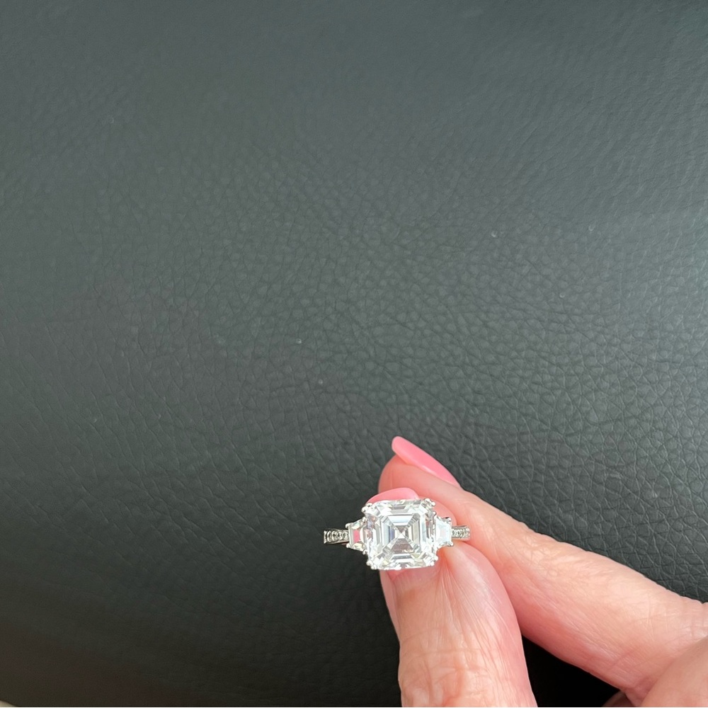 Cubic Zirconia engagement ring